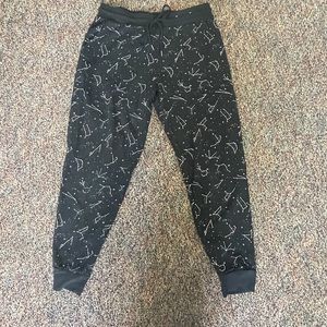 Stars above sweatpants